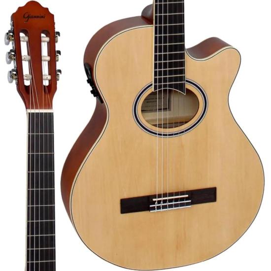 Violão Giannini GNF1D Mini Jumbo Nylon Natural