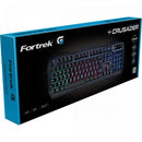 Teclado Gamer Fortrek Crusader RGB Preto G