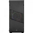 Gabinete Gamer Aerocool Mid Tower Menace Saturn FRGB Preto