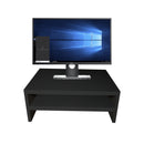 Suporte Duplo Para Monitor Preto Em Mdf
