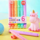 Kit Marca Texto Tons Pastéis Marcador Caneta Escolar