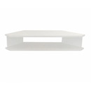 Rack Sala De Canto Branco Para Tv Ate 32 Polegadas Em Mdf