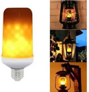 Kit Com 4 Lâmpada Efeito Chama Fogo Tocha Led 5w Novidade