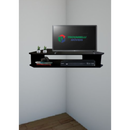 Rack Sala De Canto Preto Para Tv Até 32 Polegadas Em Mdf