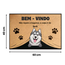 Tapete Capacho Personalizado com Nome e Imagem Pet