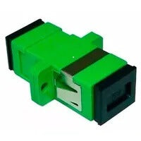 Acoplador Optico Simplex Sc/sc, Apc/apc P/dio Sem Aba Lateral Verde Pct C/25 Gigasat