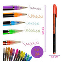 Kit Canetas Coloridas Gel Escolar Perfumadas Neon Color