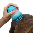 Escova De Silicone Para Banho De Cachorro E Gatos
