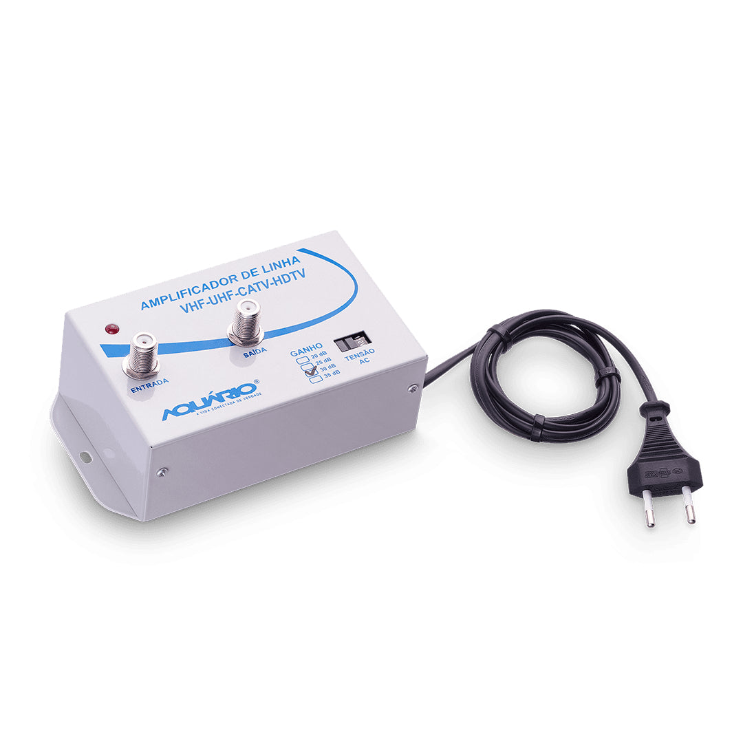Amplificador De Linha P/ Tv 30db Al-30  Aquario