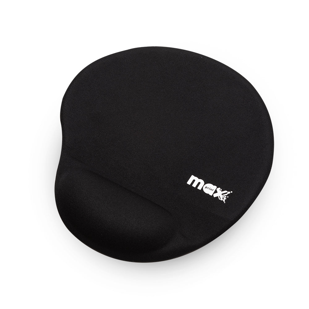 Base Para Mouse Com Apoio Em Gel Preto Maxprint