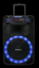 Caixa De Som Amplificada Thunder X 1000w Bluetooth/fm/usb/ Sd Sumay