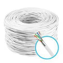 Cabo De Seguranca 0,5mm 4 Pares 100m Branco Ultra Alarm