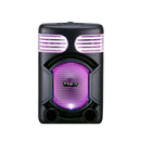 Caixa De Som Amplificada Gedi Light Af 8 150w C/ Microfone E Controle Bluetooth/fm/usb /sd Sumay