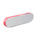 Caixa De Som Speaker Estereo Rosa Metalico Bluetooth 3w Elsys