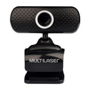 Webcam Standard 480p 30fps Usb Sensor Cmos Microfone Preto Wc051 Multilaser
