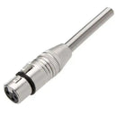 Cannon Xlr Femea Metal Niquelado Prof C/ Mola C/5 Importado