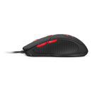 Kit Gamer Mouse/mousepad Usb Led 3200dpi Mo306 Preto/vermelho Multilaser