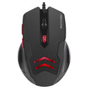Kit Gamer Mouse/mousepad Usb Led 3200dpi Mo306 Preto/vermelho Multilaser
