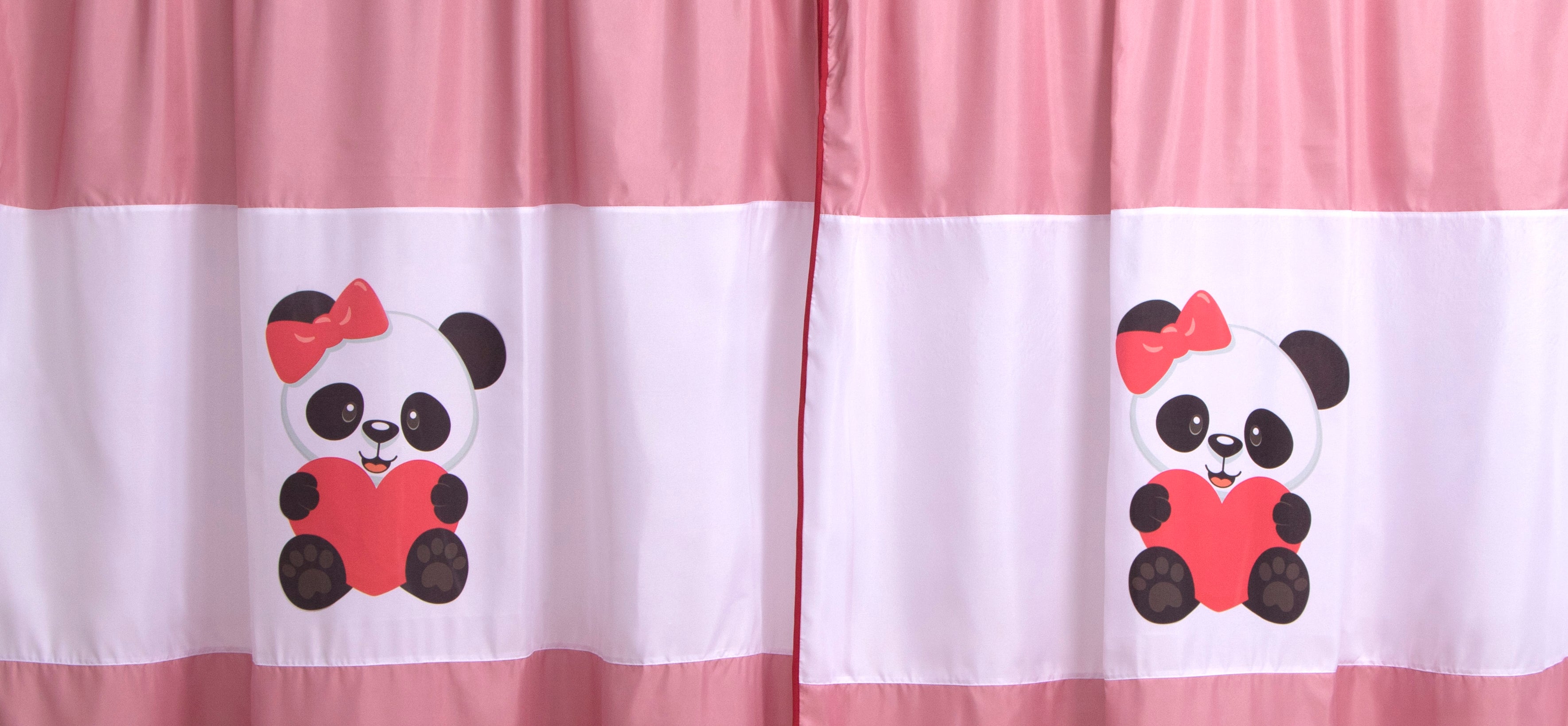 Cortina Infantil Panda 2,00m X 1,70m