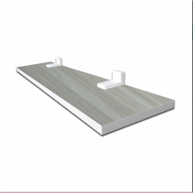 Prateleira Linha Furta-cor Em Mdf Com Borda De Pvc Branco 70x20 Cm