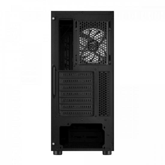 Gabinete Gamer Aerocool Hive Preto RGB Lateral Vidro