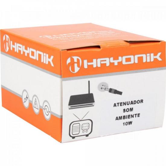 Atenuador p/ Som Ambiente Linha 70V 10W RMS 4 Ohms HAYONIK