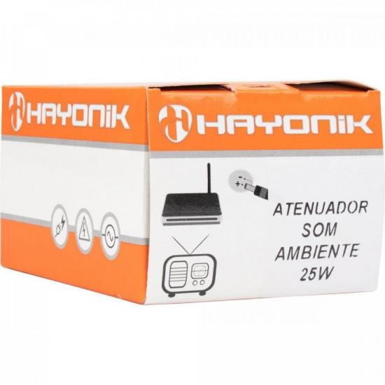 Atenuador p/ Som Ambiente Linha 70V 25W RMS 4 Ohms HAYONIK