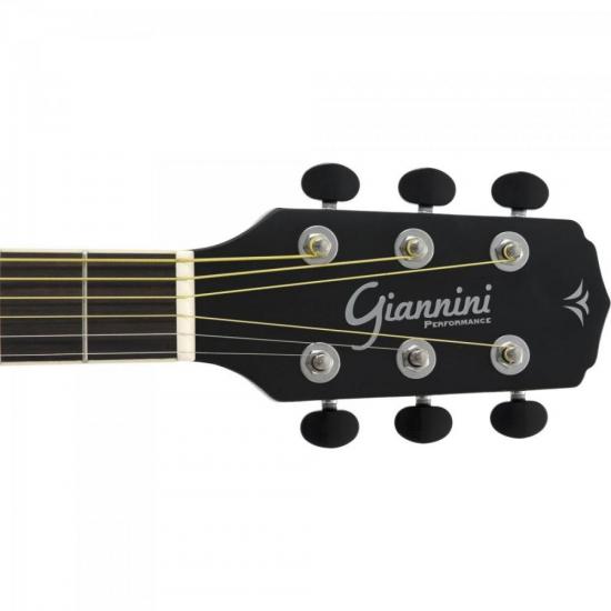 Violão Giannini GF1D CEQ Eletroacústico Aço 3 Tons Sunburst Sunburst