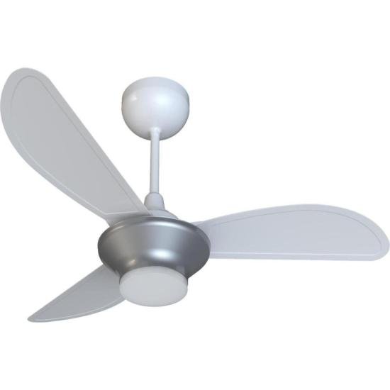 Ventilador de Teto Ventisol Mistral 3 Pás Branco/Cinza Bivolt