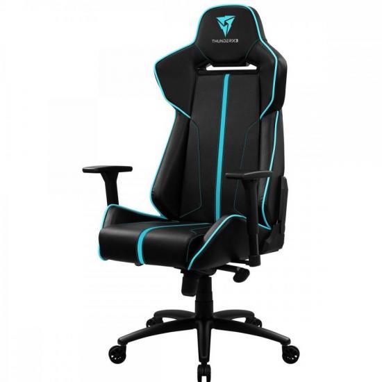 Cadeira Gamer BC7 Larger 150kg Black Cyan THUNDERX3