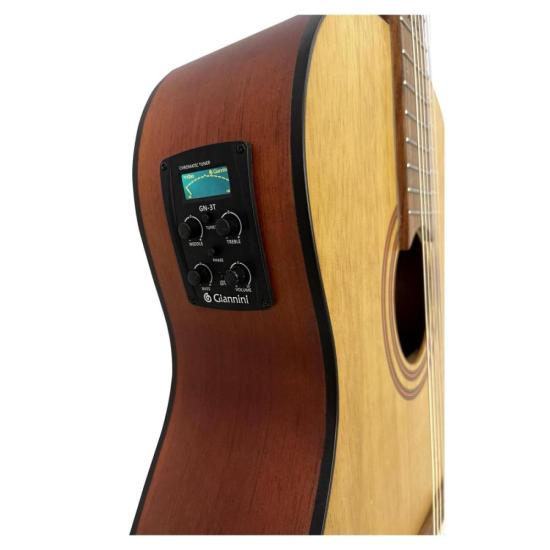 Violão Giannini Trovador NTR1 Eletroacústico EQ Nylon Natural Satin