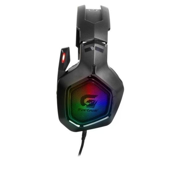 Headset Gamer Fortrek Black Hawk P2 + USB RGB Preto