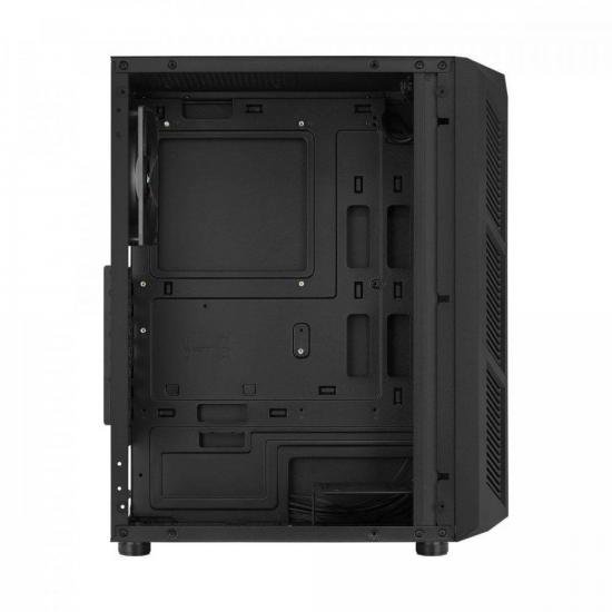 Gabinete Gamer Aerocool Prime Preto RGB Lateral Vidro