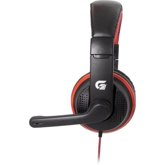 Headset Gamer Fortrek Spider Black P3 Preto/Vermelho