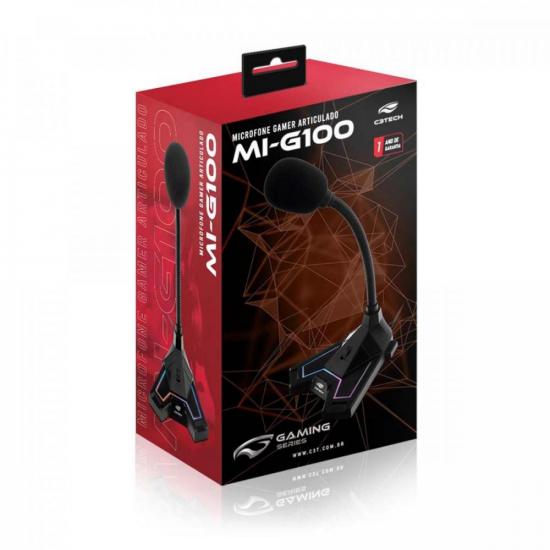 Microfone Gamer C3Tech MI-G100BK USB