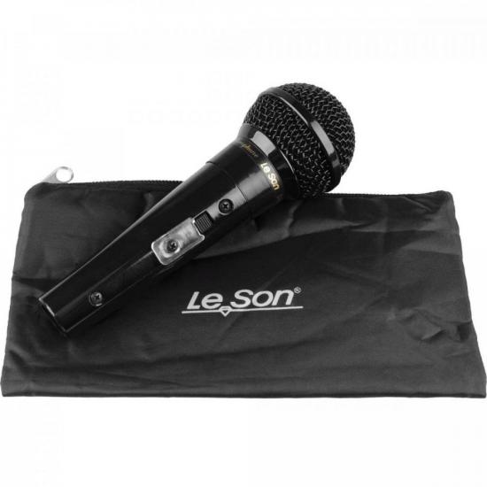 Microfone Leson SM-58 P4 Preto Brilhante