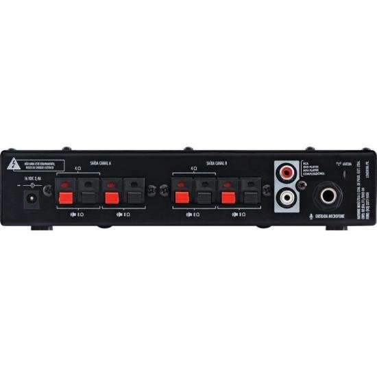 Kit Som Ambiente 400W Musical Ambience 4000 V2 Preto Hayonik