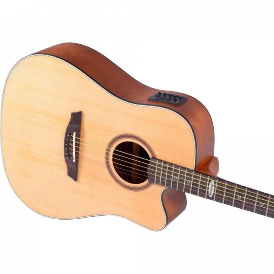 Violão Eletroacústico Strinberg Sd200c Aço Fosco Natural Satin