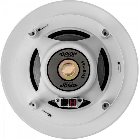 Arandela 6" Coaxial 55W RMS Redonda AR6 Branca ORION