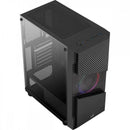 Gabinete Gamer Aerocool Mid Tower Menace Saturn FRGB Preto