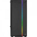 Gabinete Gamer Aerocool Bionic Preto RGB Lateral Vidro