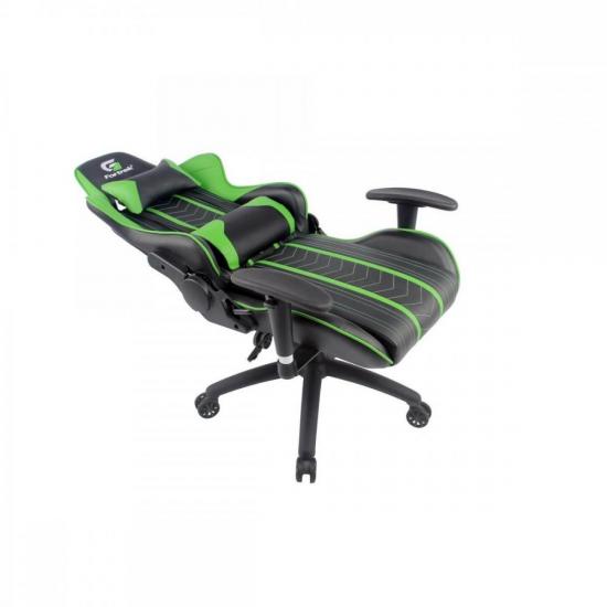 Cadeira Gamer Black Hawk Preta/Verde FORTREK