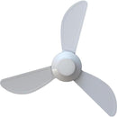 Ventilador de Teto Ventisol Mistral 3 Pás Branco 127v