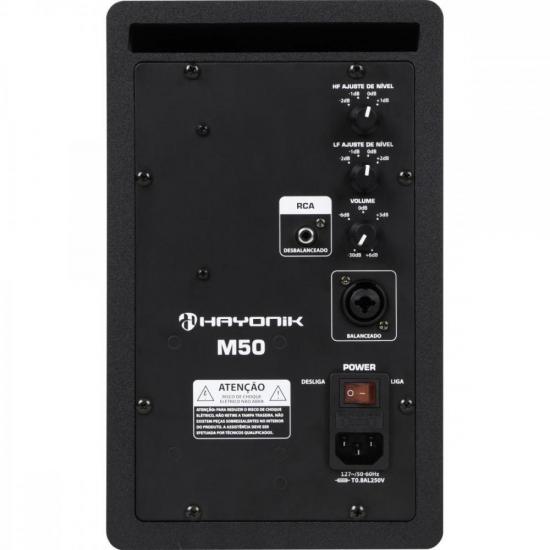 Monitor de Referência Para Estúdio Hayonik M50 Bi-amplificado