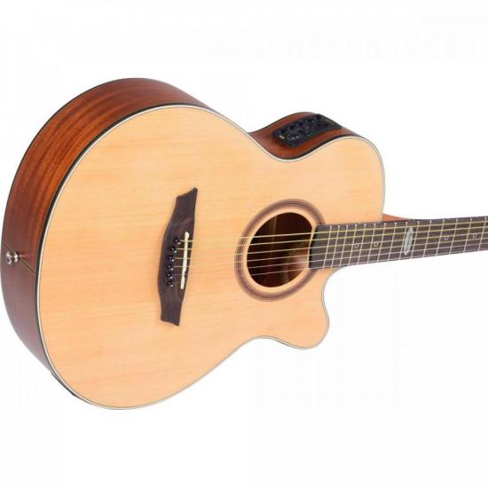 Violão Eletroacústico Strinberg Sa200c Aço Fosco Natural Satin