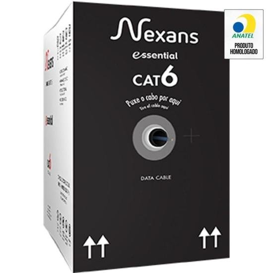 Cabo de Rede CAT.6 CM 305m Azul Nexans - CX / 305