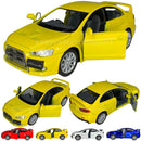 Carrinho Miniatura Mitsubishi Lancer Evolution X De Ferro