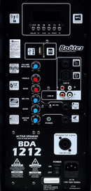 Caixa De Som Amplif C/ Radio Fm Bootes Bda-1212 Af 12 Pol + Dti 380w Mus.