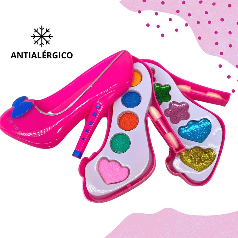 Kit Maquiagem Infantil Batom Anti-alérgico Brinquedo Menina