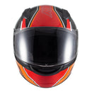 Capacete Sky Two Legends Preto Brilho Transf Laranja 60
